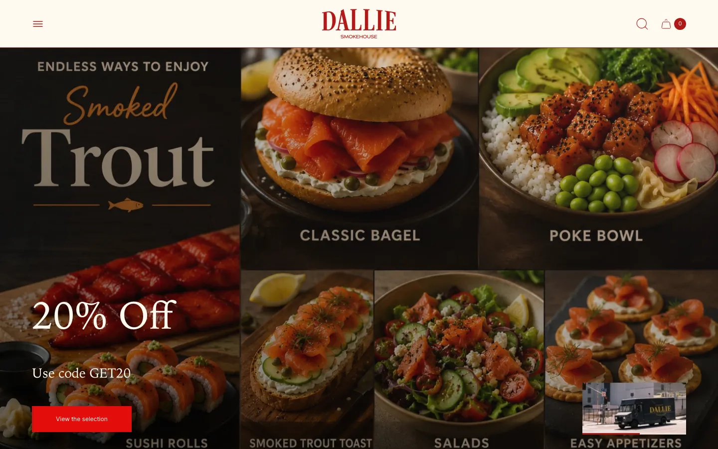 Dallie Smokehouse website