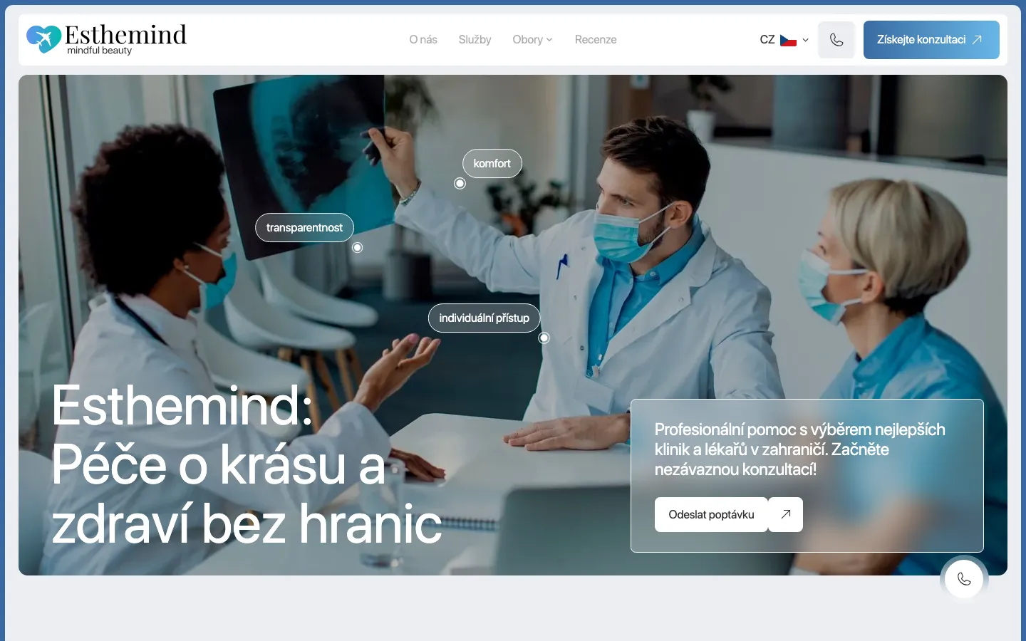 Esthemind website preview