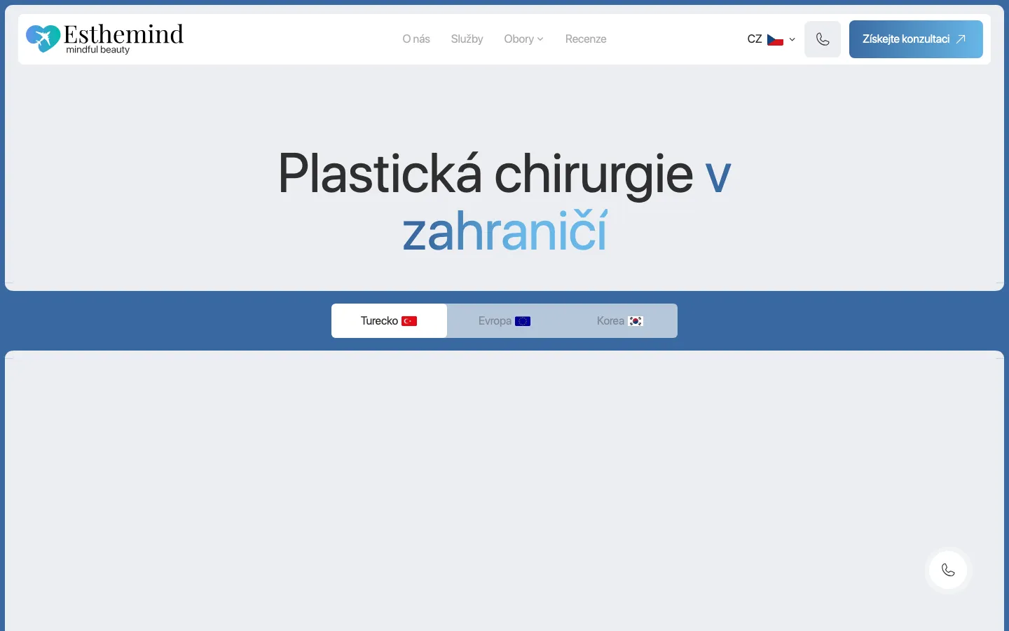 Esthemind plastic surgery page