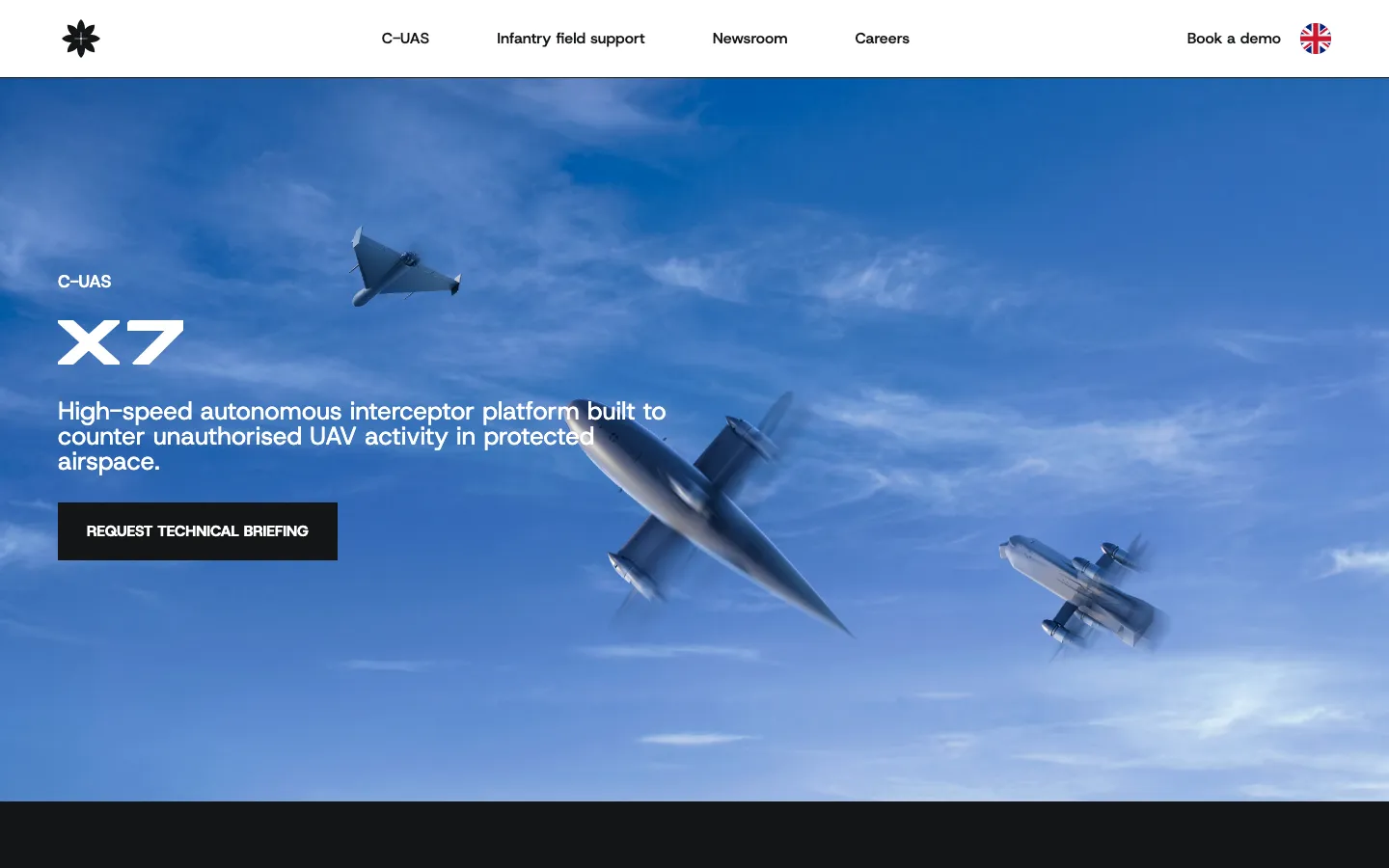 OM Defence Systems product page