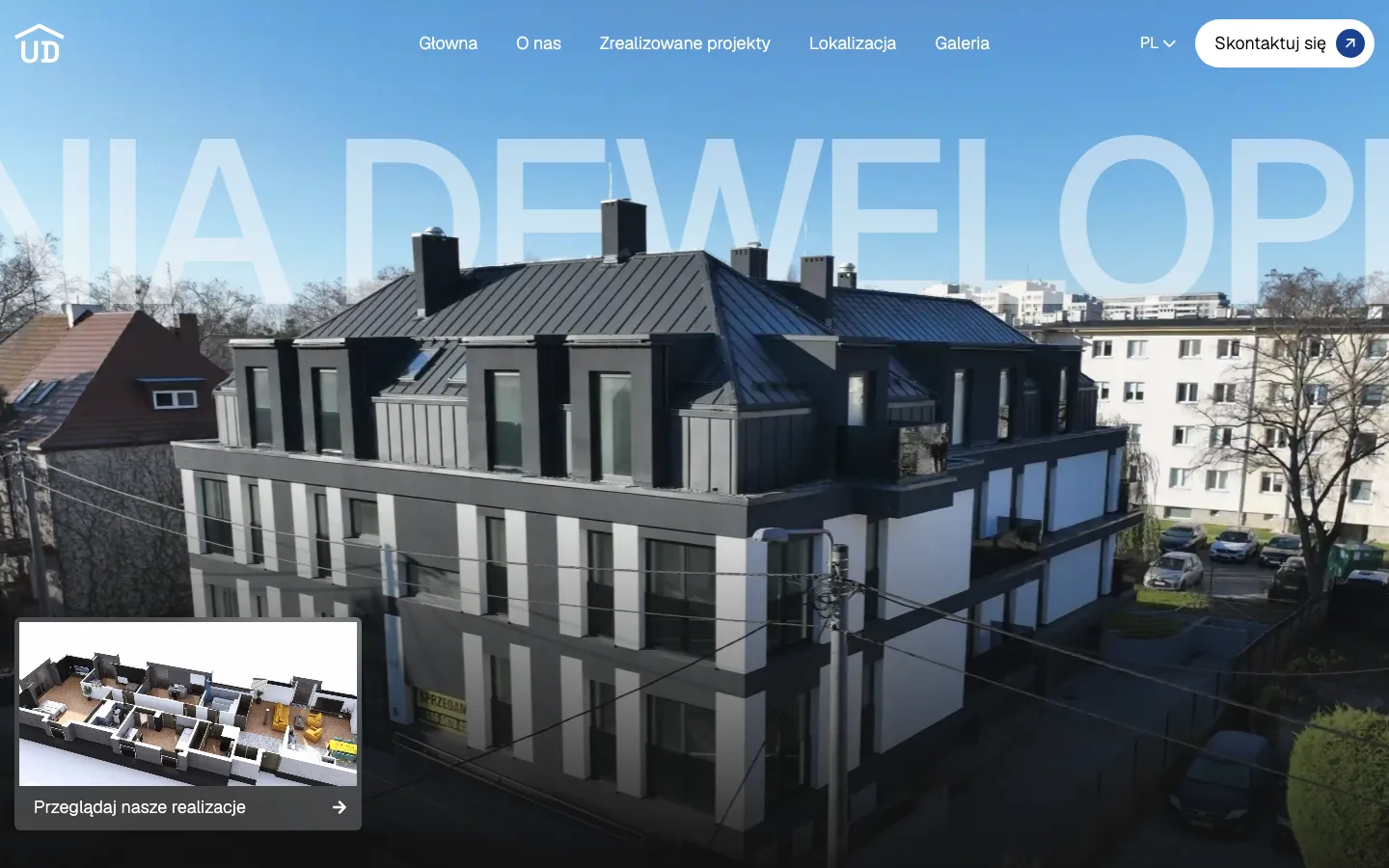 Unia Deweloperów website